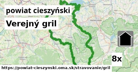 Verejný gril, powiat cieszyński