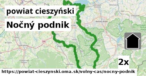 Nočný podnik, powiat cieszyński