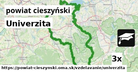 Univerzita, powiat cieszyński