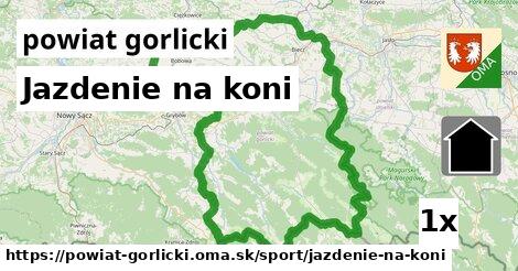 Jazdenie na koni, powiat gorlicki