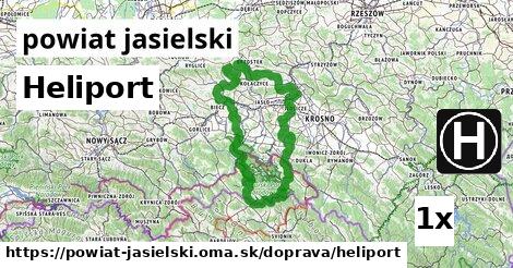 Heliport, powiat jasielski