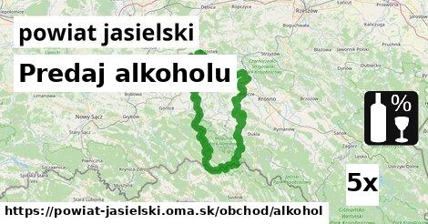 Predaj alkoholu, powiat jasielski