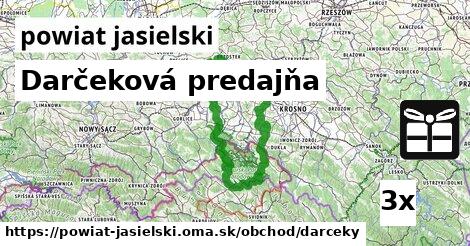 Darčeková predajňa, powiat jasielski