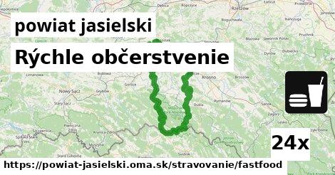 Rýchle občerstvenie, powiat jasielski