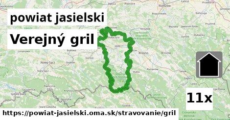 Verejný gril, powiat jasielski