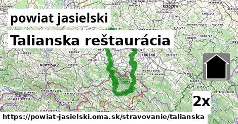 Talianska reštaurácia, powiat jasielski