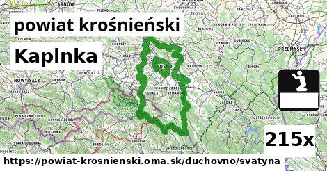 Kaplnka, powiat krośnieński