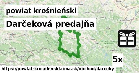 Darčeková predajňa, powiat krośnieński