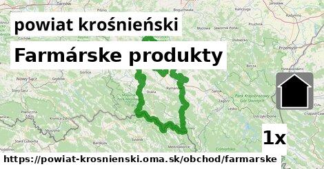 Farmárske produkty, powiat krośnieński