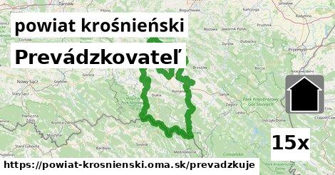 prevádzkovateľ v powiat krośnieński