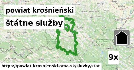 štátne služby, powiat krośnieński