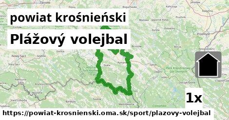 Plážový volejbal, powiat krośnieński