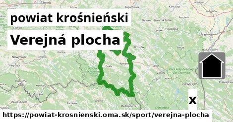 Verejná plocha, powiat krośnieński