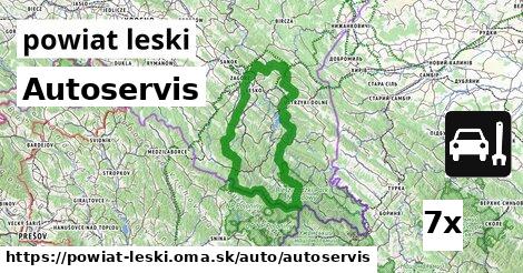 Autoservis, powiat leski