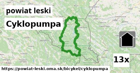 Cyklopumpa, powiat leski