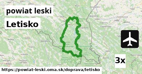 Letisko, powiat leski