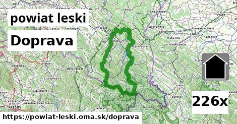 doprava v powiat leski