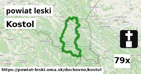 Kostol, powiat leski