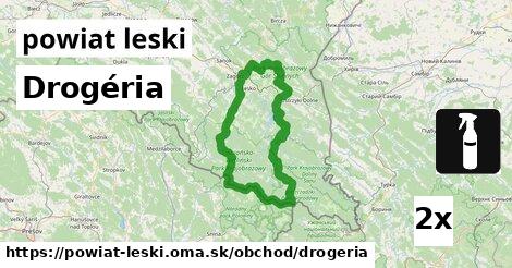 Drogéria, powiat leski