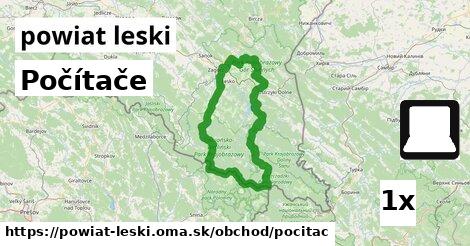 Počítače, powiat leski