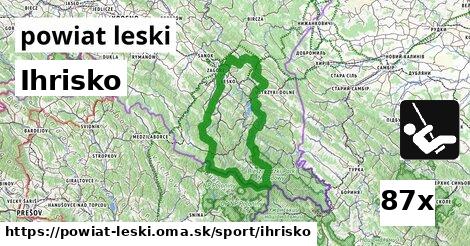 Ihrisko, powiat leski
