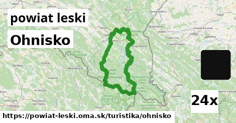 Ohnisko, powiat leski