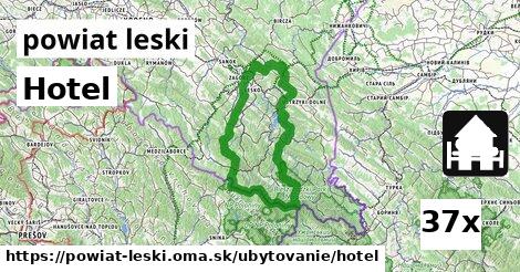 Hotel, powiat leski
