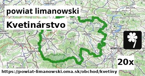 Kvetinárstvo, powiat limanowski