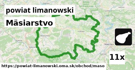 Mäsiarstvo, powiat limanowski