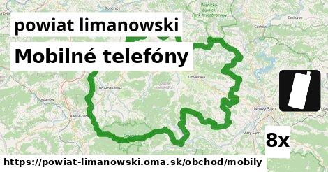 Mobilné telefóny, powiat limanowski