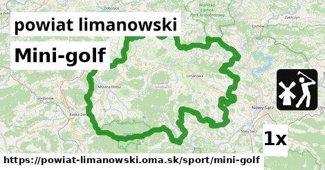 Mini-golf, powiat limanowski