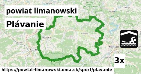 Plávanie, powiat limanowski