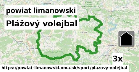 Plážový volejbal, powiat limanowski