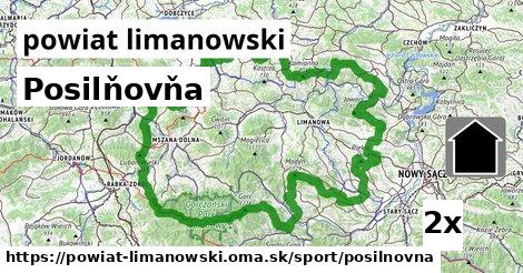 Posilňovňa, powiat limanowski