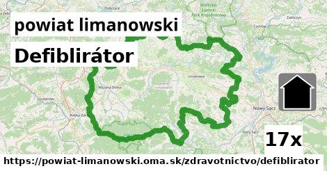 Defiblirátor, powiat limanowski