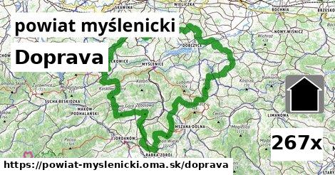 doprava v powiat myślenicki