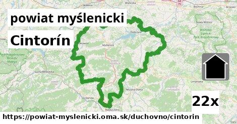 Cintorín, powiat myślenicki