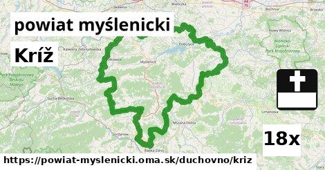 Kríž, powiat myślenicki