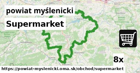 Supermarket, powiat myślenicki