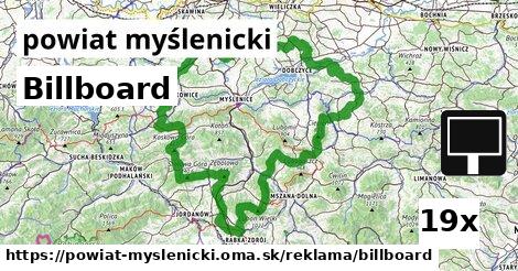 Billboard, powiat myślenicki