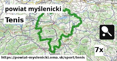 Tenis, powiat myślenicki