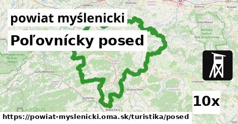 Poľovnícky posed, powiat myślenicki