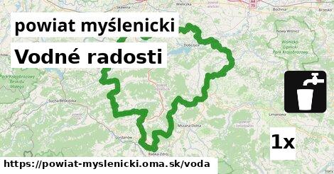 vodné radosti v powiat myślenicki