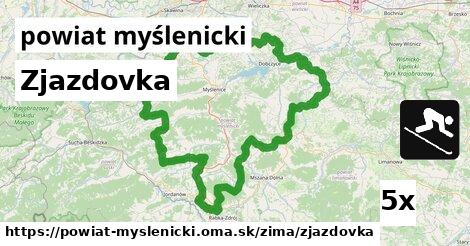 Zjazdovka, powiat myślenicki