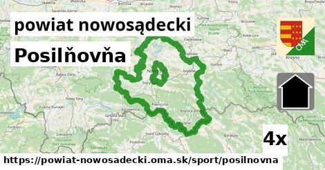 Posilňovňa, powiat nowosądecki