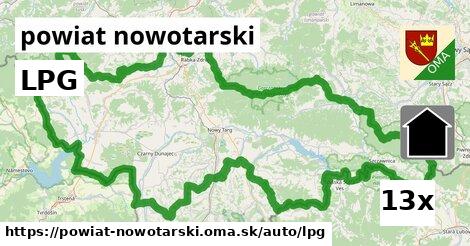 LPG, powiat nowotarski