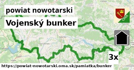 Vojenský bunker, powiat nowotarski