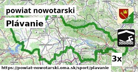 Plávanie, powiat nowotarski