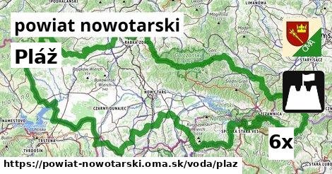 Pláž, powiat nowotarski