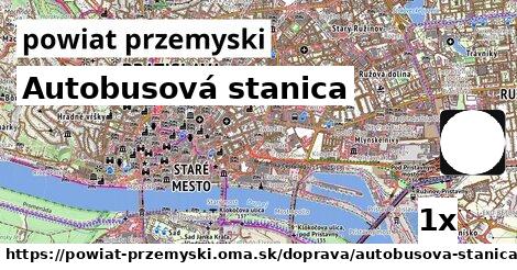 Autobusová stanica, powiat przemyski